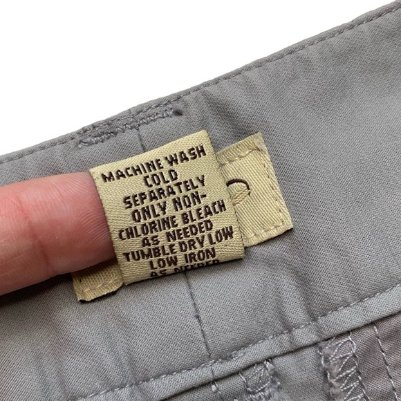 ANTHROPOLOGIE Elevenses Gray Chino Pencil Skirt Size 2 - Picture 6 of 8